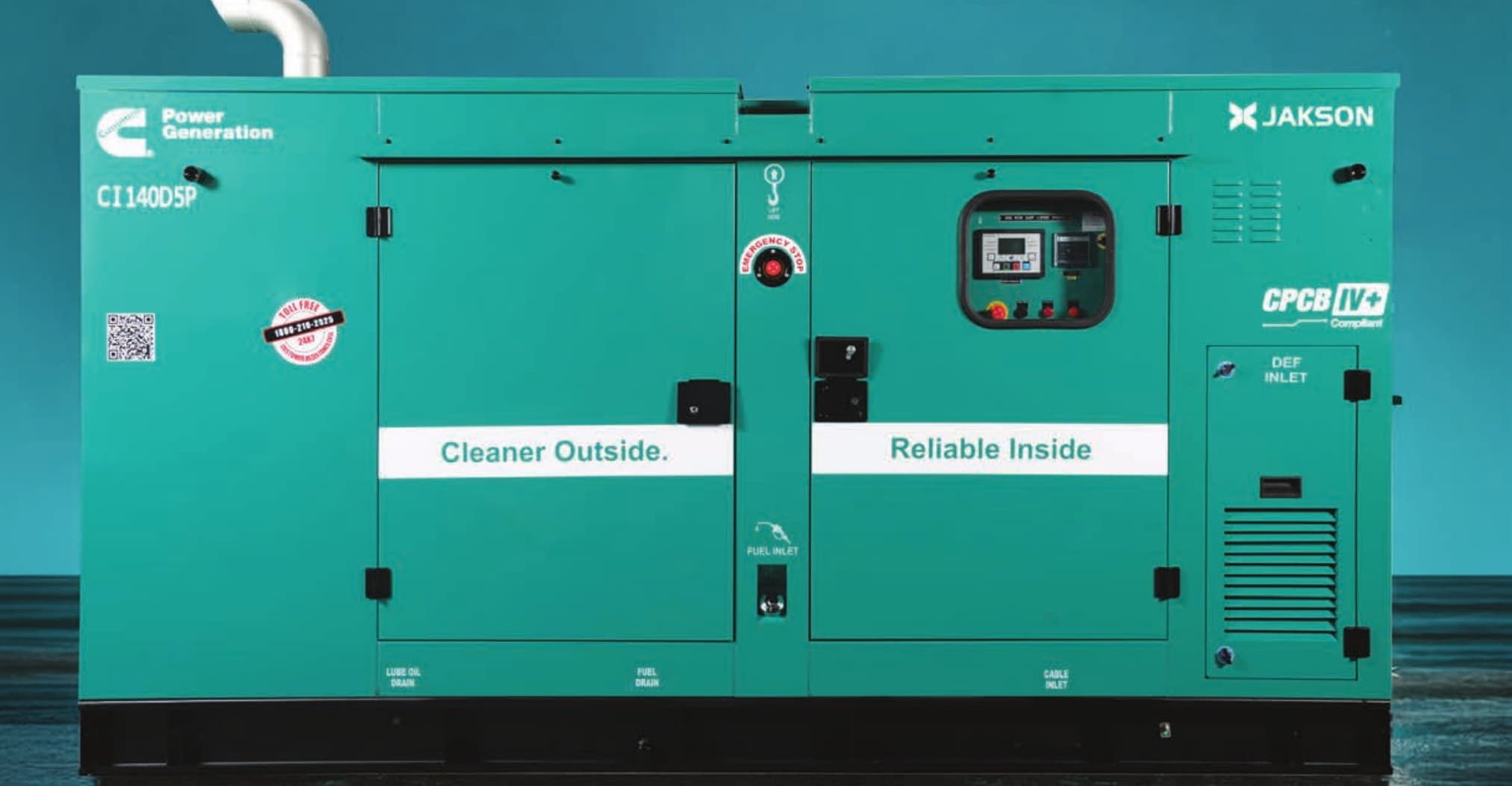Jakson 140 kVA diesel genset
