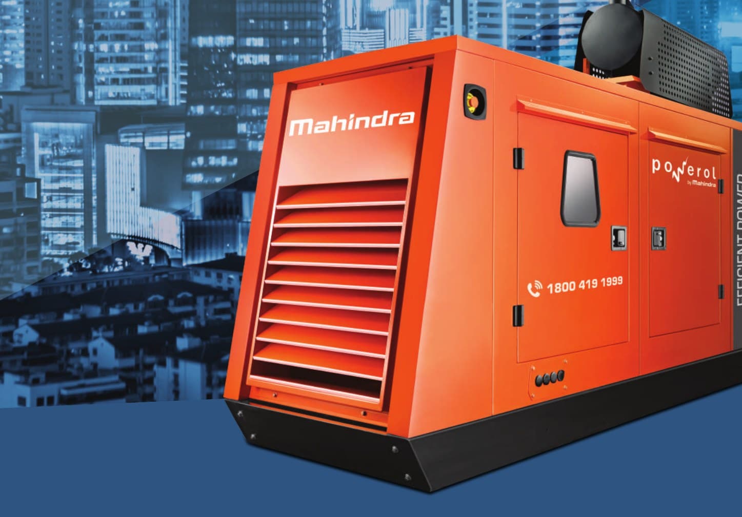 Mahindra Powerol 125 kVA diesel genset