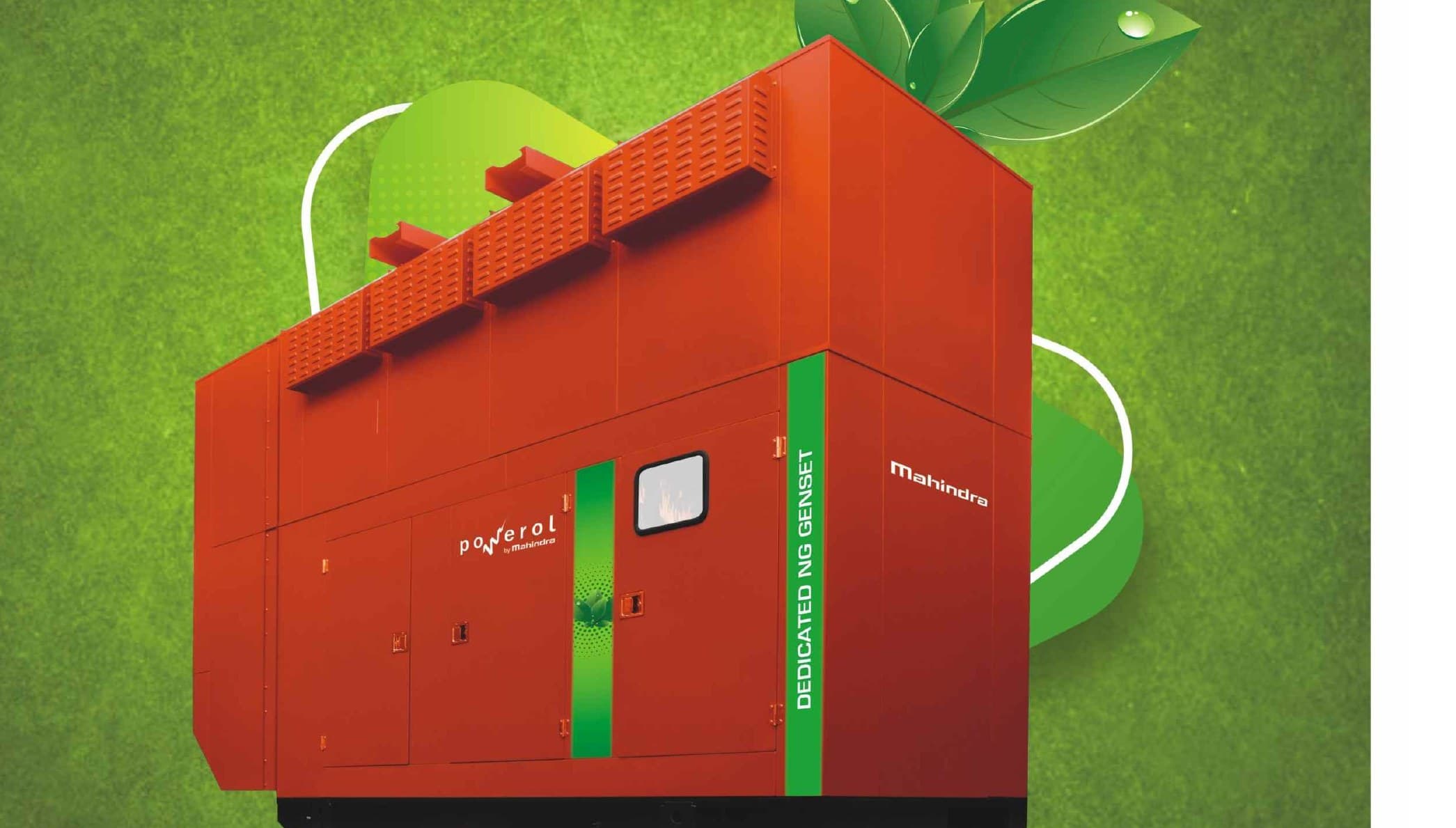 Mahindra Powerol 285 kVA gas genset