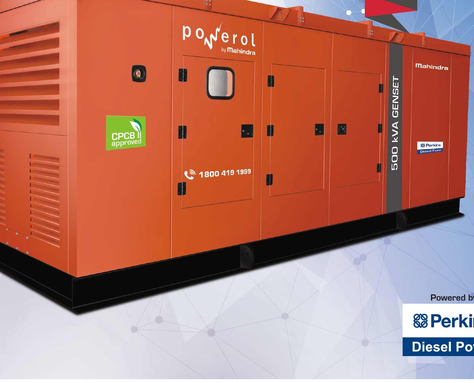 Mahindra Powerol 500 kVA diesel genset